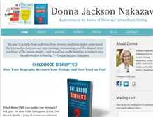 Tablet Screenshot of donnajacksonnakazawa.com